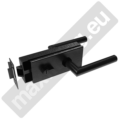 Брава за стъклена врата с ключ